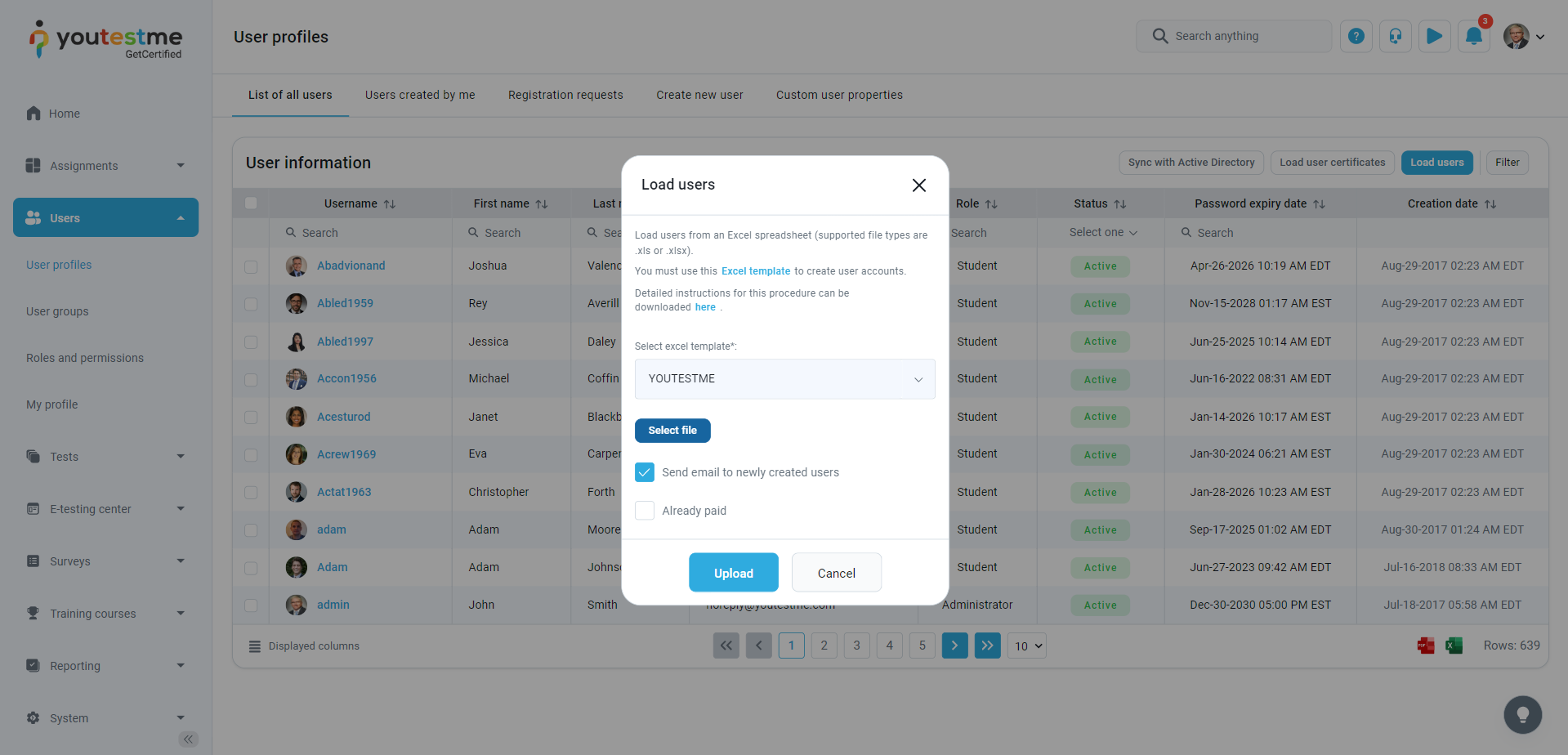 Bulk-upload-user-profiles-from-MS-Excel-files