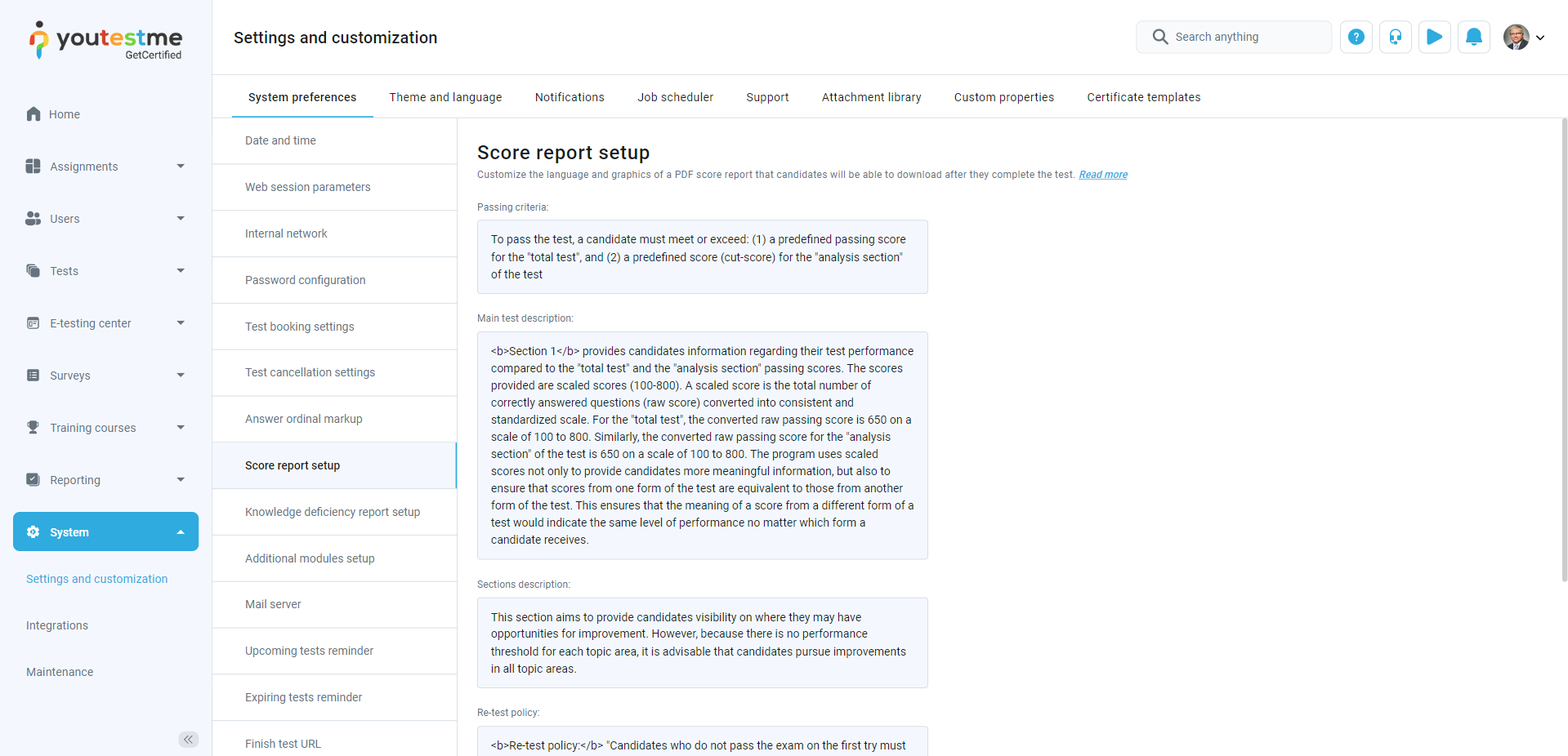 Custom-personal-reports-for-candidates