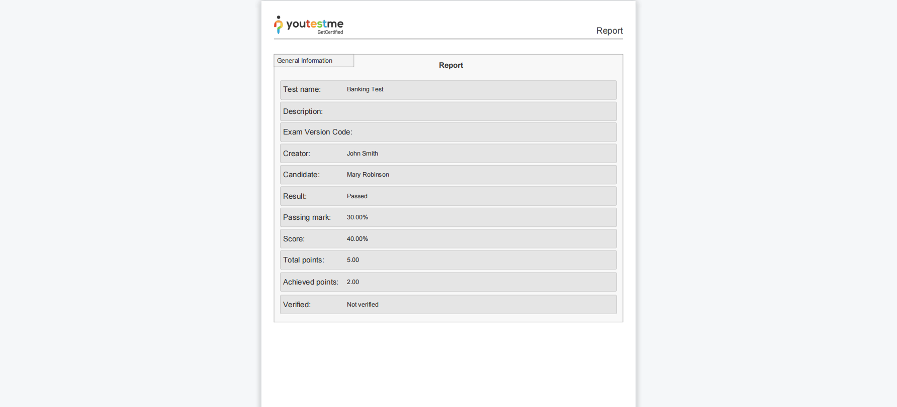 Psychometric-Reports