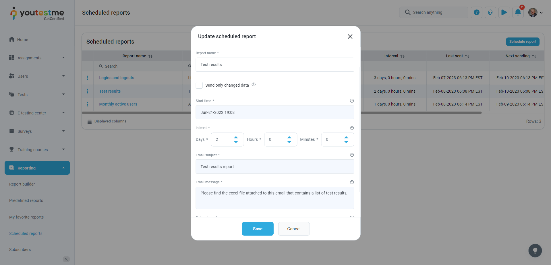 Scheduled-Reports